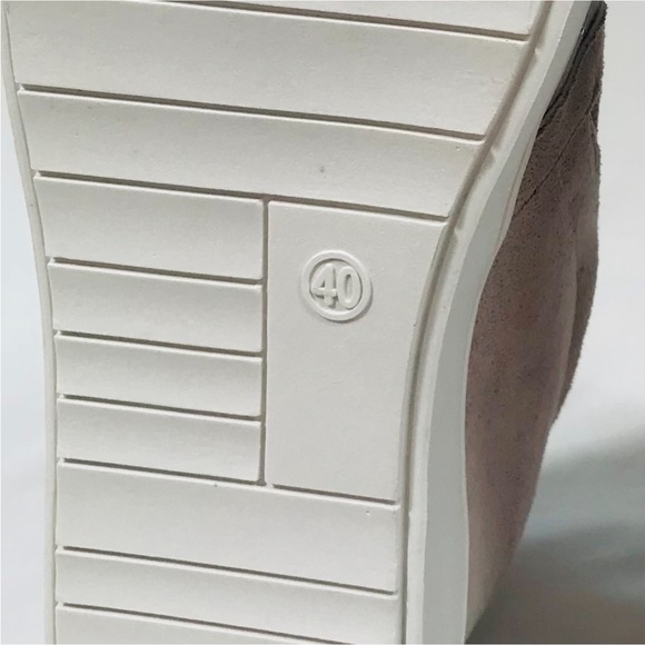 Women's Hidden Wedge Slip On Sneaker Shoes w/Rhinestones.  EU Sz 40 US Sz 9 NWOT - Picture 10 of 16